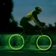 Салатовая светодиодная LED подсветка колес на ниппель с батарейками для велосипеда авто мотоцикла светящиеся колпачки пара (2 шт.) - изображение 6