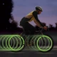 Салатовая светодиодная LED подсветка колес на ниппель с батарейками для велосипеда авто мотоцикла светящиеся колпачки пара (2 шт.) - изображение 12