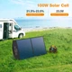 Сонячна панель портативна складна гнучка ANNEK 100 W 18V 11A туристична полікристалічна для акумулятора ноутбука з ручкою - зображення 7
