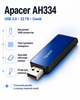 Флеш-накопичувач Apacer USB 2.0 AH334 (32ГБ \ колір синій) - изображение 1