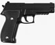 Пістолет страйкбольний Galaxy Sig Sauer P226 металевий, пружинний, 6 мм, магазин 13 кульок - зображення 1