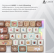Клавиатура проводная Ajazz AK029 Meow Magnetic Switch USB Beige (AK029-M-Y) - изображение 10