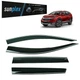 Дефлекторы окон ветровики Honda CR-V 5D 16-22 с хром молдингом 4шт Sunplex Хонда СРВ TR03587 - изображение 1