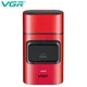 Триммер VGR V307 для стрижки волос и бороды аккумуляторный профессиональный шейвер для окантовки для мужчин красный компактный инструмент для коррекции контуров с аккумулятором для домашнего ухода за усами висками и шеей - изображение 3