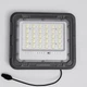 Прожектор с алюминиевым корпусом на солнечной панели 100 Вт 150 LED защита IP65 автономное уличное освещение двора крыльца и въезда с пультом индикацией заряда и таймером Чёрный - изображение 12