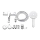 Смеситель латунный для ванны Lidz Astra 006 (с душевым гарнитуром) (k35) LDAST006CRM48087 Chrome - изображение 5