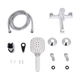 Смеситель для ванны Qtap Grand (с душевым гарнитуром) QTGRAWCR006 Chrome/White - изображение 7