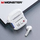 Беспроводные наушники Monster Airmars XKT16 с Bluetooth 5.3, игровым режимом, микрофоном, разъемом Type-C, белого цвета (HEADPH-MONSTER-XKT16-WTH) - изображение 4