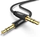 Кабель UGREEN AV112 3.5mm Male to 3.5mm Male Cable Gold Plated 1m Black (50361) - изображение 3