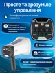 Громкоговоритель портативный (мегафон) с солнечной панелью и фонариком, Bluetooth, радио, USB, диктофон, черно-белый - изображение 5