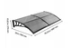 Козырек для двери из поликарбоната Vevor CZPC40X80G-C 198.7 х 96.5 см навес для балкона с водоотводом Серый - изображение 8