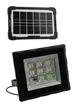 Аккумуляторный LED-прожектор с солнечной панелью, светодиодный фонарь с пультом ДУ и влагостойким корпусом, черный - изображение 10