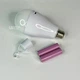 Лампочка з акумулятором аварійна E27 світлодіодна 20Вт New Emergency Lamp, автономна енергозберігаюча акумуляторна LED-лампочка при відключенні світла для дому, квартири, офісу, дачі, холодне біле світло, NEL-27 - зображення 2