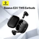 Навушники Baseus Bowie E20 True Wireless Earphones Cluster Black (A00069700113-00) - зображення 13