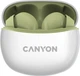 Навушники Canyon TWS-5 Green (CNS-TWS5GR) - зображення 1