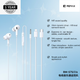 Навушники Remax RM-575A Type-C White - зображення 3