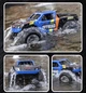 Машинка на радіоуправлінні джип всюдихід OFFROAD MAX амфібія синя 33 см JJRC Q205 - зображення 3