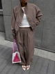 Женский костюм плащевка мокко M - изображение 2