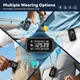 Шагомер MidingChai 3D с ЖК-дисплеем и клипсой, черный - изображение 6