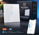 Дистанційний вимикач світла з WiFi сенсорний бездротовий розумний вимикач світла Palermo smart switch перемикач з підсвіткою безпровідний смарт вайфай Tuya Smart Life вимикач одинарний білий - зображення 4
