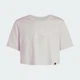 Дитяча футболка EVERYDAY GLAM CROPPED GRAPHIC JUNIOR adidas KA2971 (128) фіолетовий (4068814078987) - зображення 1