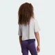 Дитяча футболка EVERYDAY GLAM CROPPED GRAPHIC JUNIOR adidas KA2971 (140) фіолетовий (4068814078994) - зображення 3