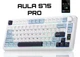 Клавиатура Беспроводная AULA S75 PRO White-Blue Игровая Механическая. 2.4G/Bluetooth/Кабель. c Экранчиком. RGB Подсветка. Аккумулятор 4000mAh. Star Vector Linear Switch - изображение 1