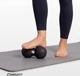 Массажный мячик двойной EasyFit DuoBall EF-2001 EPP 16х8 см мяч для массажа и МФР массажер для спины, ног, рук, шеи и стоп Черный (56000745) - изображение 5