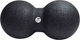 Массажный мячик двойной EasyFit DuoBall EF-2000 EPP 23х12 см мяч для массажа и МФР массажер для спины, ног, рук, шеи и стоп Черный (56002110) - изображение 1
