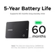 Трекер Bluetooth UGREEN CM915 Finder Slim Pro Android (Find Hub) и iOS (Apple Find My) для iPhone, Samsung, Xiaomi, Oppo, OnePlus срок службы батареи 5 лет, IP68 Black (75644) - изображение 8