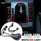 Ручка АКПП с белой подсветкой Volkswagen Audi Skoda Golf Passat CC Jetta Octavia Superb, ручка переключения передач - изображение 2