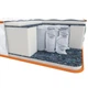 Матрац ортопедичний Homefort «Sunline» 160х190 см Білий (344302410) - зображення 3