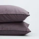 Набір наволочок Moon&Star Сатин Premium Velvet Plum Corner 40х40 2 шт (MS-840002610) - зображення 1