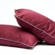 Набір наволочок Moon&Star Сатин Premium Red Wine Corner 50х50 2 шт (MS-840002588) - зображення 2