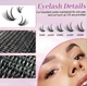 Набор накладных пучковых ресниц LashVana 30D-40D Изгиб C (240 пучков, микс 8-14 мм) + Клей-фиксатор Bond & Seal, Ремувер и Пинцет - изображение 6