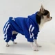 Костюм для собак adidog синій спинка 32 - зображення 1