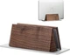 Вертикальная подставка для ноутбука Muso Wood из натурального ореха и алюминия, регулируемая 1.4-3 см, универсальная - изображение 1