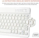 Чехол клавиатура Bluetooth для планшета 10.2–10.5| с французской раскладкой AZERTY - изображение 3