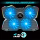 Подставка для ноутбука Spirit Of Gamer AirBlade 500 RGB с охлаждением, 4 вентилятора, 10–17”, регулируемая, USB, геймерская - изображение 2