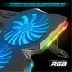 Подставка для ноутбука Spirit Of Gamer AirBlade 500 RGB с охлаждением, 4 вентилятора, 10–17”, регулируемая, USB, геймерская - изображение 4