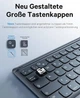 Чохол-клавіатура з тачпадом для планшета 10.2–10.5″, Bluetooth, QWERTZ розкладка, чорний - зображення 4