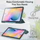 Чехол-клавиатура для Samsung Galaxy Tab S6 Lite 10.4 P610/P615 с Bluetooth клавиатурой, немецкая раскладка QWERTZ - изображение 6