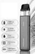 Многоразовая электроонная сигарета Vaporesso XROS 6 Mini Titanium Black под-система черная 1600мАч вейп с верхней заправкой - изображение 2