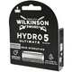 Сменные картриджи (кассеты лезвия) для бритья Wilkinson Sword Hydro 5 ULTIMATE skin gidration - 4 шт - изображение 4
