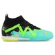 Сороконожки футбольные с носком для тренировок SP-Sport Air 766G-1 размер 43 Black-Mint - изображение 1