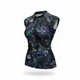 Топ для плавания Ellenny Swim женский UV защита устойчивый к хлору для серфинга черный цветочный M (EllennyBBTop) - изображение 1