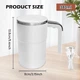 Кухоль з автоперемішуванням, автоматична магнітна, self stirring mug USB, для кави та напоїв 380 мл - зображення 9