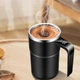 Кружка самопомешивающаяся JB-01 с LCD термометром и зарядкой Self Stirring Mug 380 мл - изображение 8