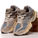 Кроссовки женские и мужские N Bal 9060 Beige Brown Blue / Нью Беланс 9060 бежевые коричнивые голубые 39 - изображение 1