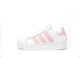 Кроссовки женские Adi Superstar 2W White Pink Plarform / кеды Ади суперстар 2В платфортм белые розовые 40 - изображение 2